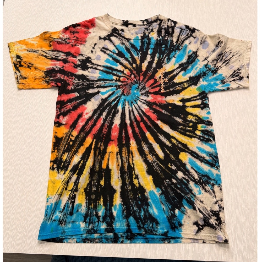 Travis Scott Cactus Jack Highest In The Room Tie Dye Graphic T-Shirt Mens L